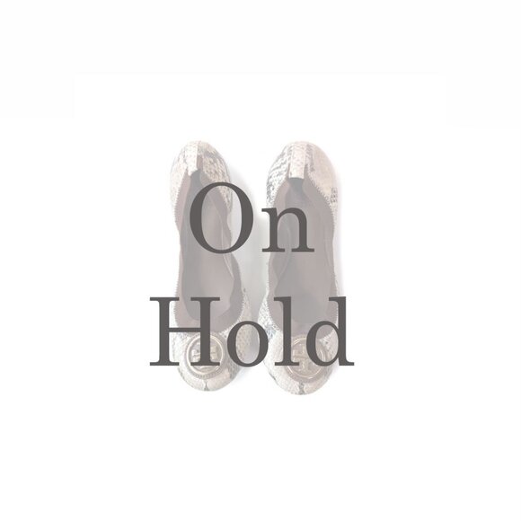 Tory Burch Shoes 7 'Carolina' Brown Snakeskin Ballet Flats *EXCELLENT* - Picture 1 of 11